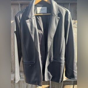 American Eagle Outfitters Women’s Vegan Pleather Blazer